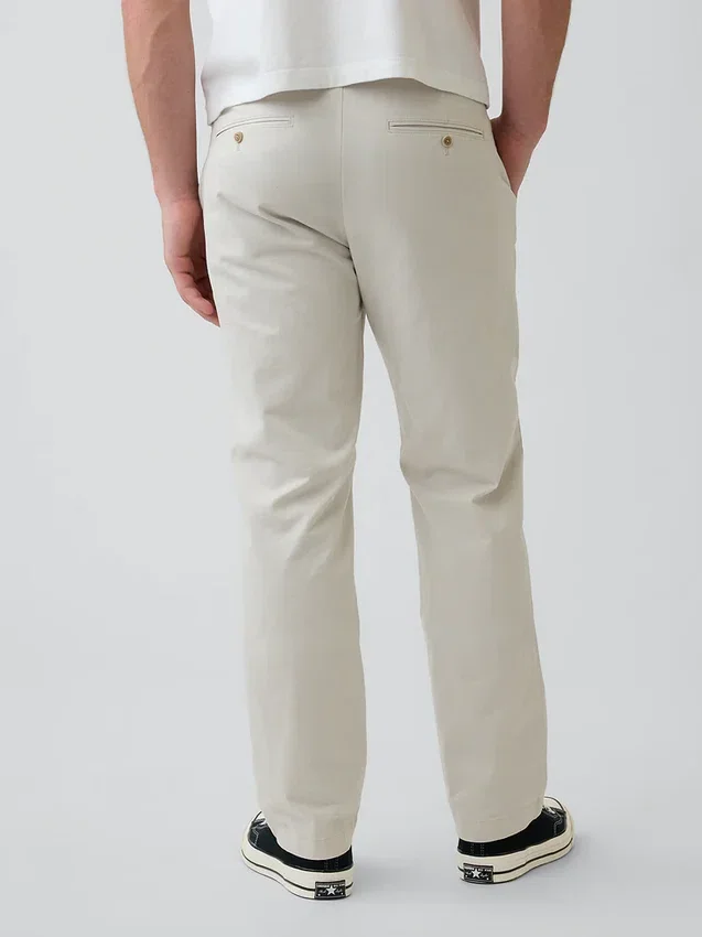 Modern Düz Kesim Haki Pantolon