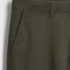Modern Düz Kesim Haki Pantolon