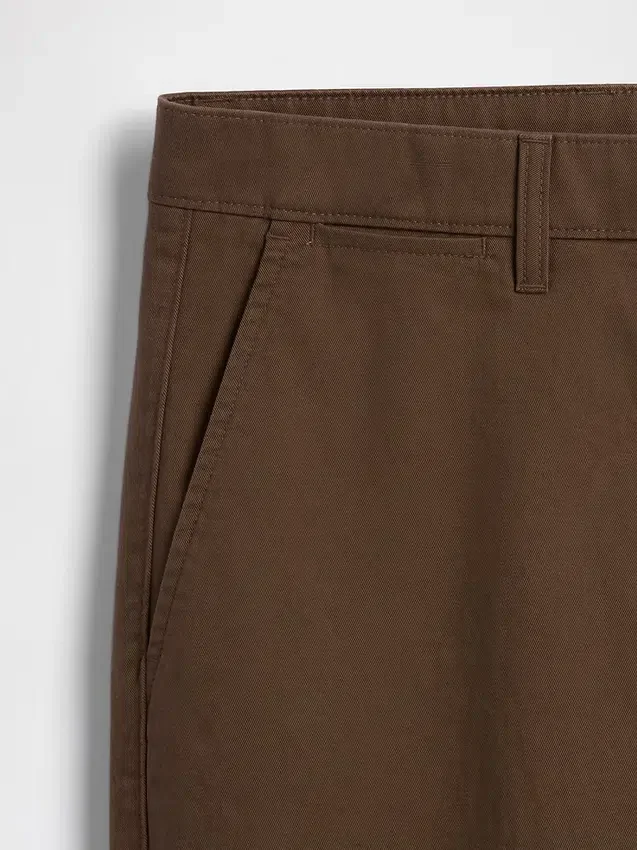 Modern Düz Kesim Haki Pantolon