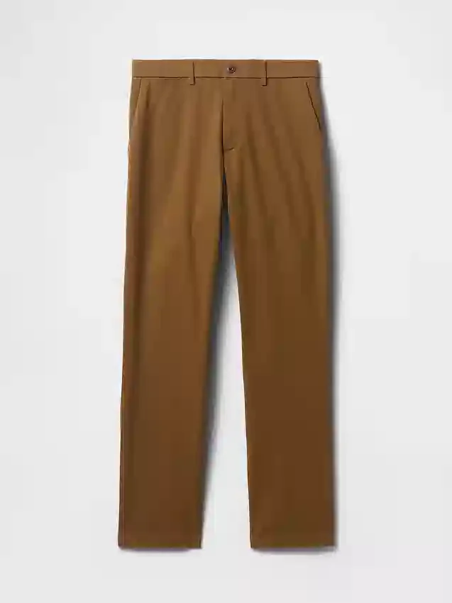 Modern Düz Kesim Haki Pantolon
