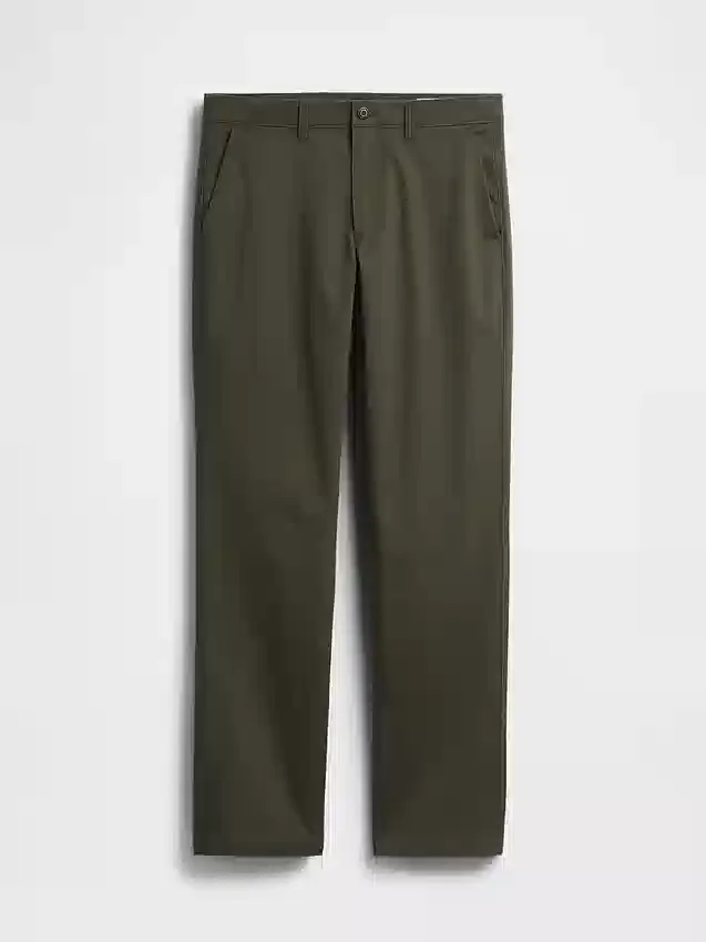 Modern Düz Kesim Haki Pantolon