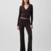 Modern Geniş Nervürlü Geniş Paça Pantolon
