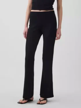 Modern Geniş Nervürlü Geniş Paça Pantolon