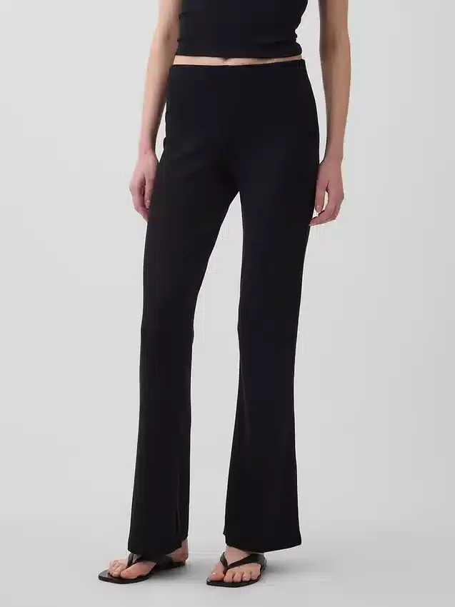 Modern Geniş Nervürlü Geniş Paça Pantolon