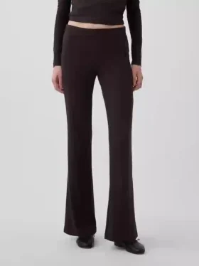 Modern Geniş Nervürlü Geniş Paça Pantolon