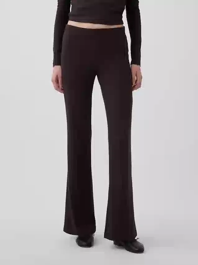 Modern Geniş Nervürlü Geniş Paça Pantolon