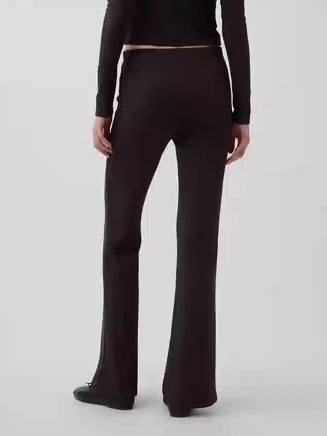 Modern Geniş Nervürlü Geniş Paça Pantolon
