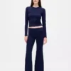 Modern Katlamalı Pijama Tayt