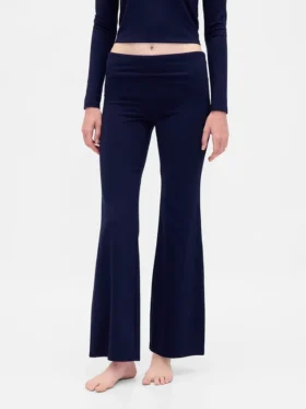 Modern Katlamalı Pijama Tayt