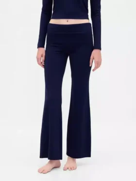 Modern Katlamalı Pijama Tayt