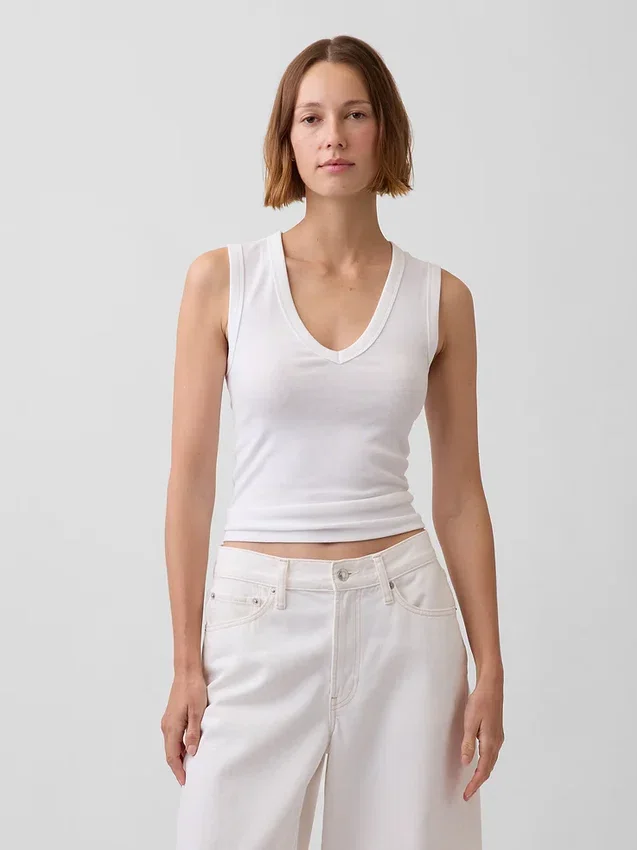 Modern V Yaka Tank Top