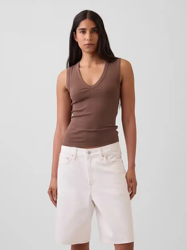 Modern V Yaka Tank Top