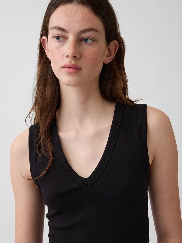 Modern V Yaka Tank Top