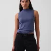 Modern Yarım Yaka Tank Top