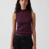 Modern Yarım Yaka Tank Top