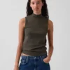 Modern Yarım Yaka Tank Top