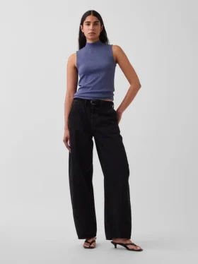 Modern Yarım Yaka Tank Top
