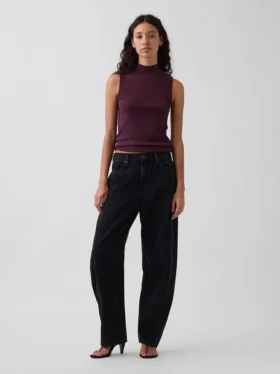 Modern Yarım Yaka Tank Top