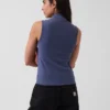 Modern Yarım Yaka Tank Top