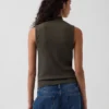 Modern Yarım Yaka Tank Top