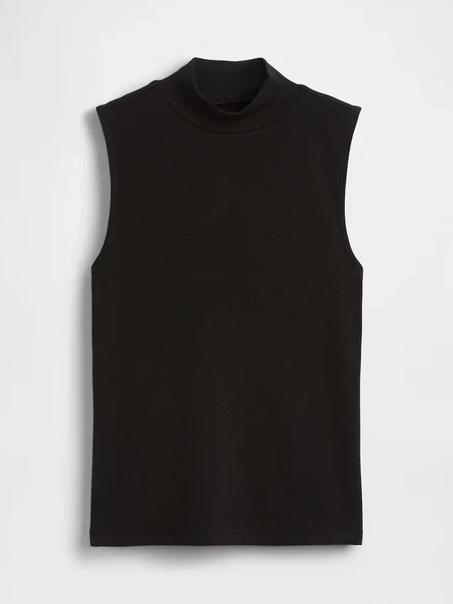 Modern Yarım Yaka Tank Top
