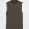 Modern Yarım Yaka Tank Top