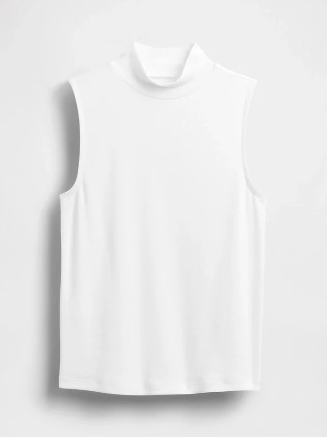 Modern Yarım Yaka Tank Top