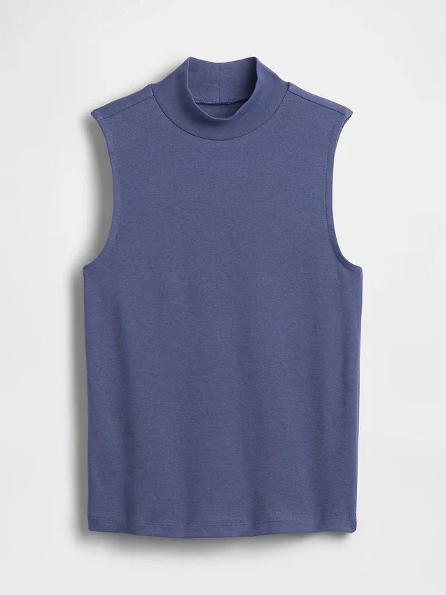Modern Yarım Yaka Tank Top