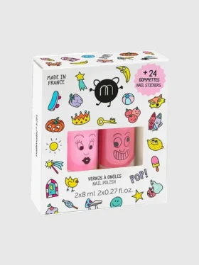 Nailmatic Oje ve Tırnak Çıkartması Pop Seti