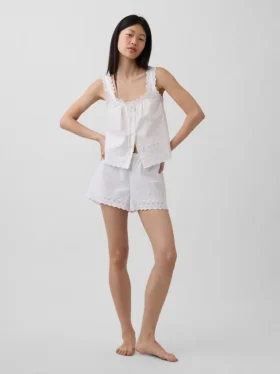 Nakışlı Pijama Şortu