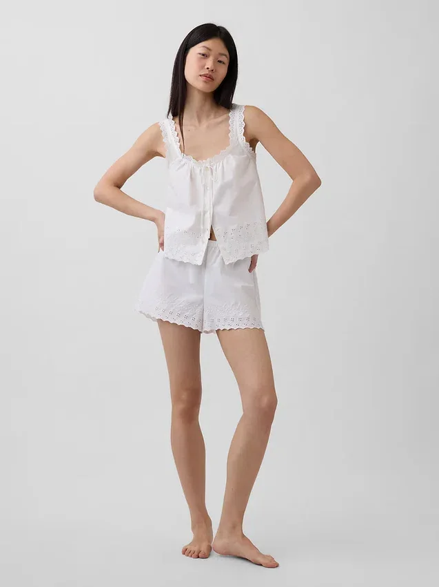 Nakışlı Pijama Şortu