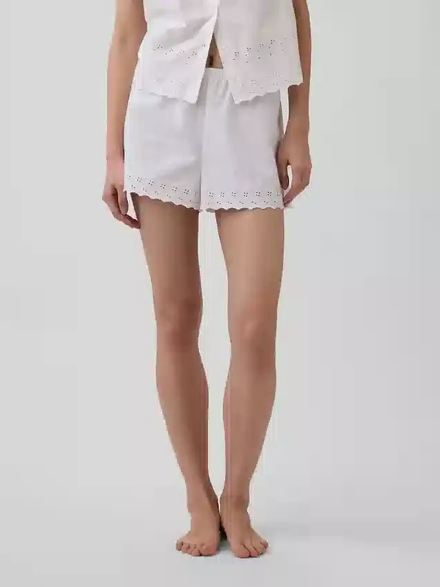Nakışlı Pijama Şortu