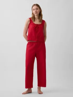Nakışlı Pijama Pantolonları