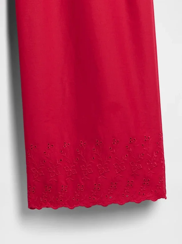 Nakışlı Pijama Pantolonları