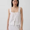 Nakışlı Pijama Tank