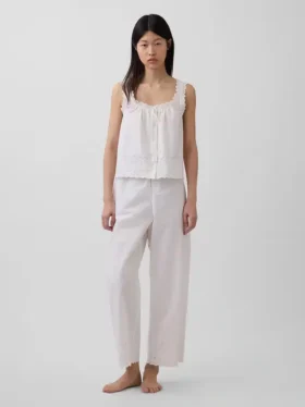 Nakışlı Pijama Tank