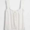 Nakışlı Pijama Tank