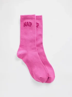 Nap Logolu Crew Çoraplar