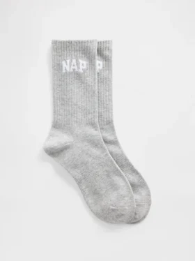 Nap Logolu Crew Çoraplar