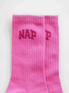 Nap Logolu Crew Çoraplar