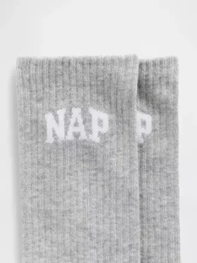 Nap Logolu Crew Çoraplar