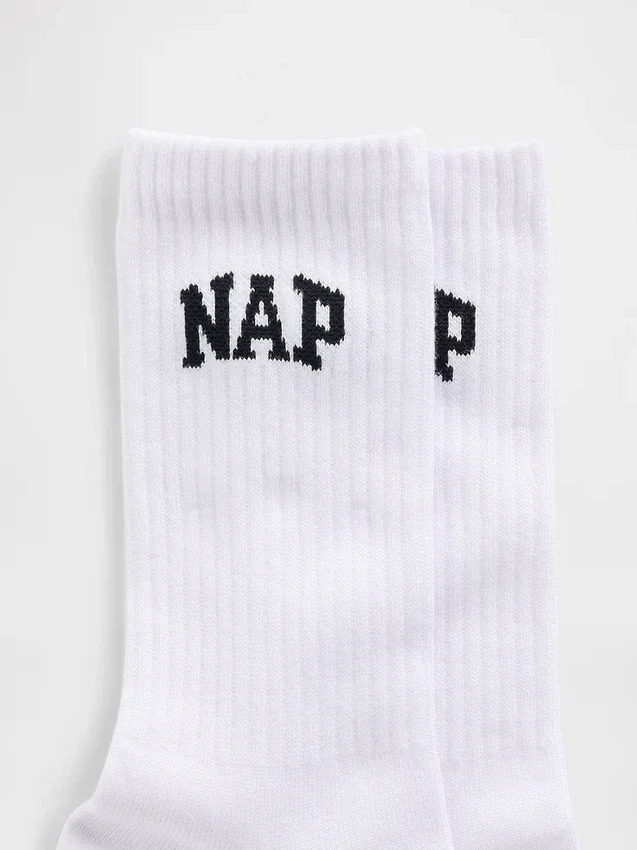 Nap Logolu Crew Çoraplar