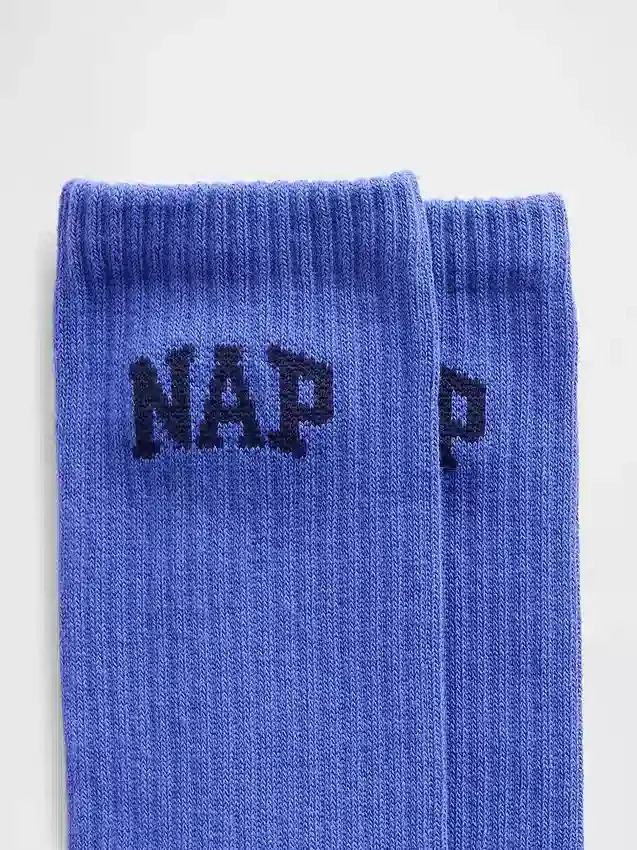 Nap Logolu Crew Çoraplar