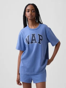 Nap Logolu Oversized Pijama Tişört