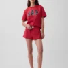 Nap Logolu Oversized Pijama Tişört