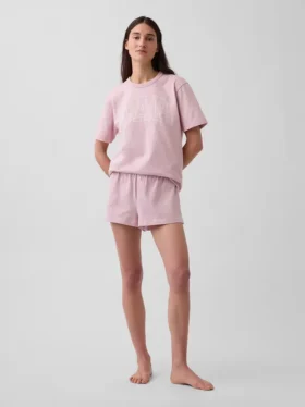 Nap Logolu Oversized Pijama Tişört