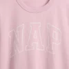 Nap Logolu Oversized Pijama Tişört