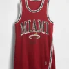 NBA Miami Heat Geri Dönüştürülmüş Jersey Mini Elbise