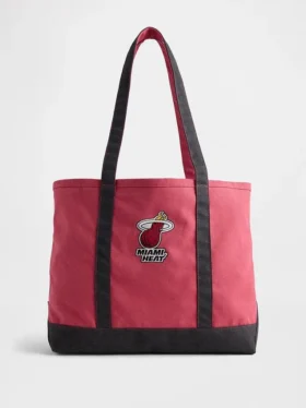 NBA Miami Heat Logolu Tote Çanta