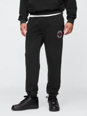 NBA Toronto Raptors Logolu Kalın Jogger Pantolon